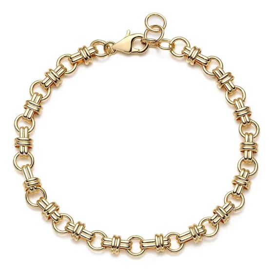 Beneige Pulsera Para Mujer Pulsera De Oro De 14 Quilates Con