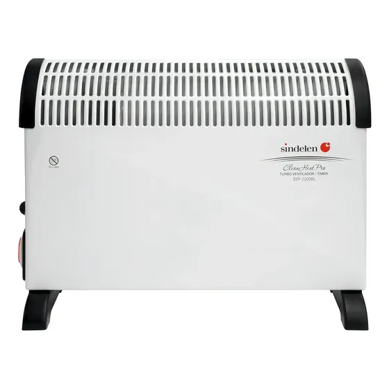 Calefactor Convector Portatil Sindelen Eep-2200bl Color Blanco