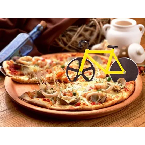 Cortador De Pizza En Forma De Bicicleta