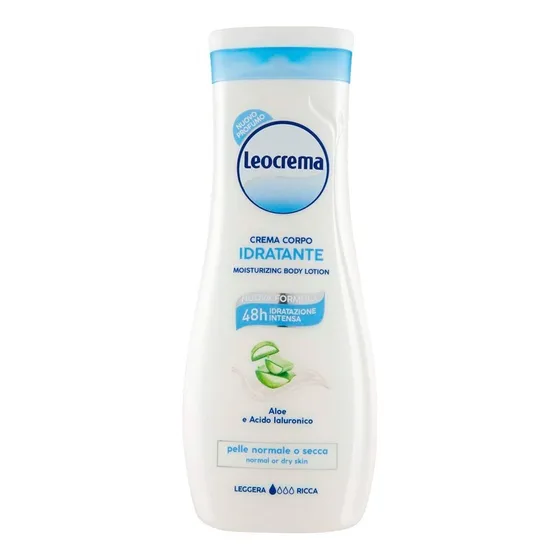 Crema Hidratante Corporal Leocrema Aloe + Acido Hialuronico
