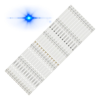 Kit 12 Barras De Led 55c715 55c717 - Novo Kit 12 Barras De Led 55c715 55c717 - Novo
