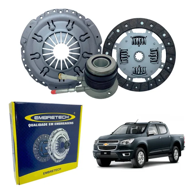 Embreagem + Atuador S10 2.4 Flex (2012 2013 2014 2015 2016)