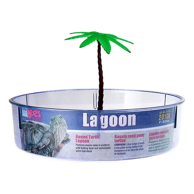 Tortuguera Circular Plastica Lagos 21x10cm