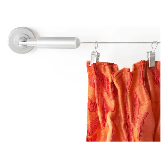 Sistema Para Colgar Cortinas De Alambre (cable De 16 Pies) &