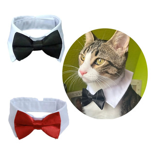 Moño Formal Para Perro O Gato Ajustable Pajarita Collar Moño Formal Para Perro O Gato Ajustable Pajarita Collar