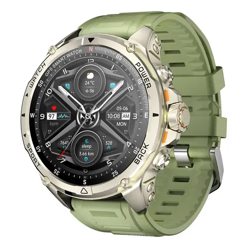 Smartwatch, Huawei, Watch Gt 4 46mm,design Geométrico, Verde Caixa