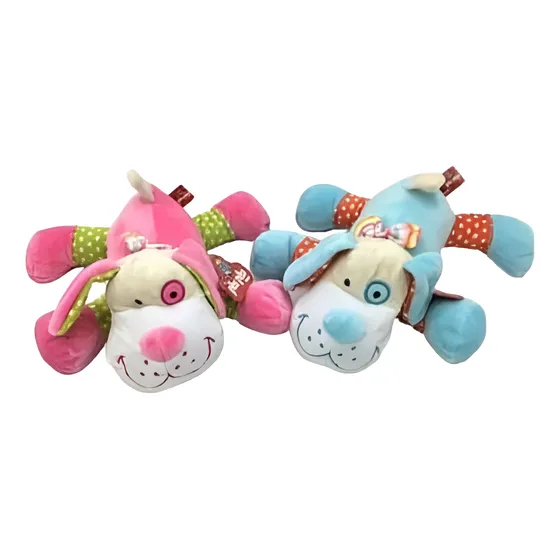 Perro De Peluche Con Sonajero Phi Phi Toys - Queoferta.uy
