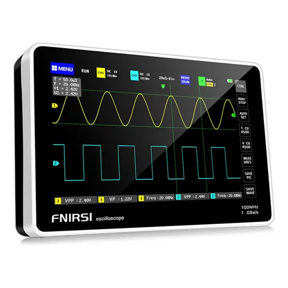 Osciloscópio Digital Tablet Fnirsi 1013d 100 Mhz