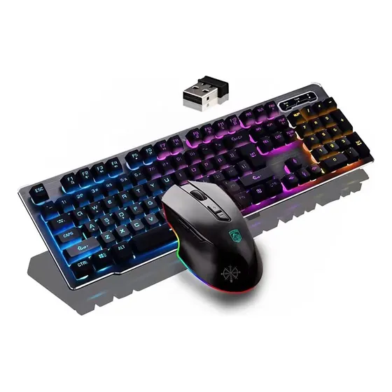 Mk500 Teclado Sem Fio E Mouse Combinada, Teclas Multimídia A