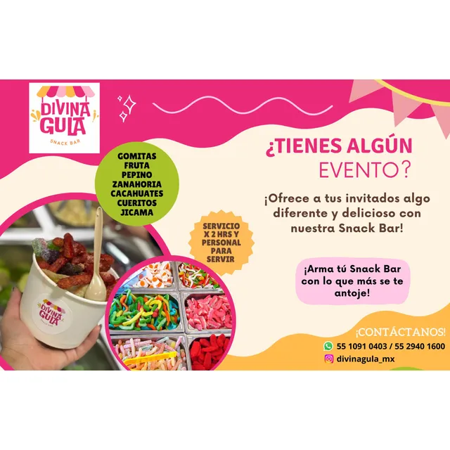 Snack Bar- Barra De Snacks Para Eventos