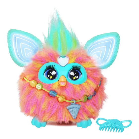 Furby Coral ESPAÑOL 15 Accesorios Peluches Interactivos