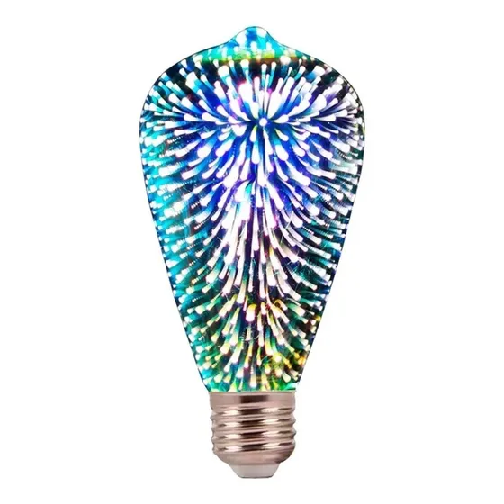 Lampara St64 Especial 3d Fuegos Artificiales 4w Fireworks