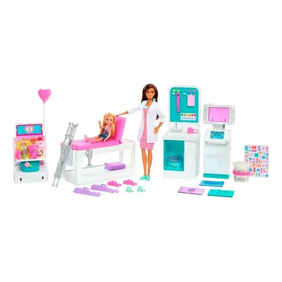 Muñeca Barbie Careers Clínica Médica Doctora Nuevo 
