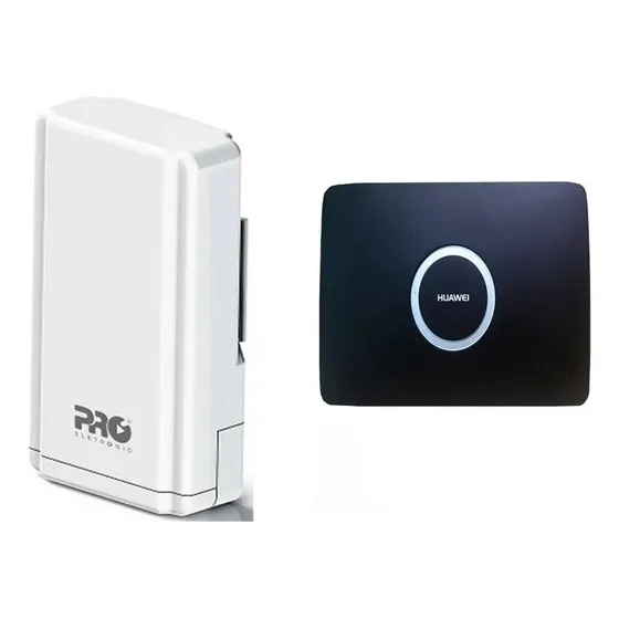 Kit Modem Roteador B660 Wifi 3g E Repetidor Cpe Pqws-2412 Cor Preto