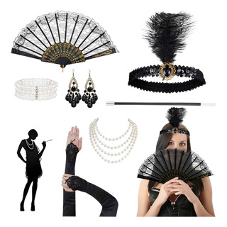 Accesorios Gatsby Chicago Disfraz Vintage Epoca 1920s Accesorios Gatsby Chicago Disfraz Vintage Epoca 1920s