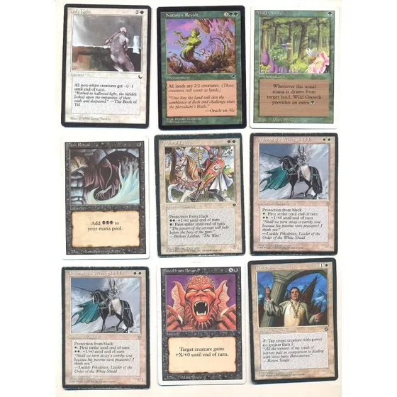 Lote De 9 Carta De Magic
