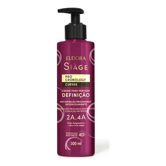 Creme Para Pentear Definição Siàge Pro Cronology Curvas