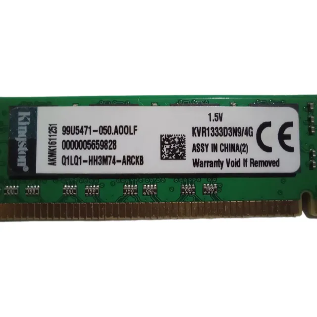 Memoria Kingston Ddr3 4gb Buss Kvr1333 Original