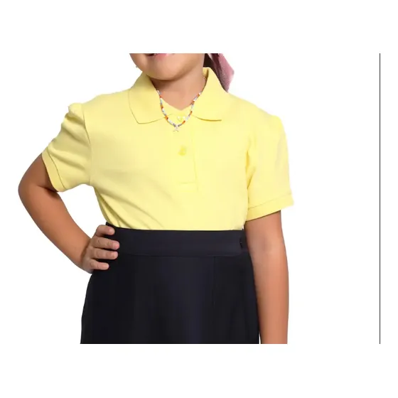 6 Chemise Escolar Roja Y Amarilla 
