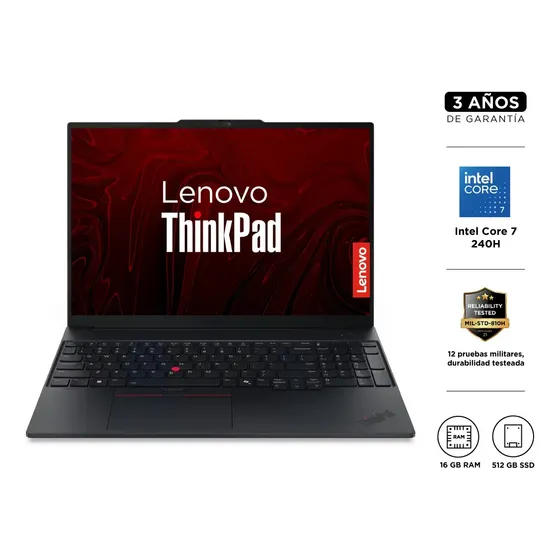 Notebook Thinkpad E16 Gen 3 Intel Core 7 16gb Ram 512gb Ssd