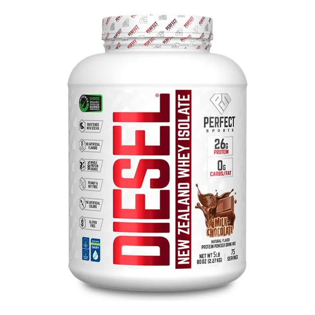 Diesel Premium Whey Isolate 5lbs De 75 Servicios