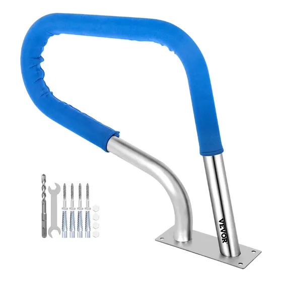 Corrimão De Piscina Vevor Pool Rail 30x22 304 Em Aço Inoxidá