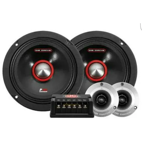 Set De Medios Rangos Para Automóvil DB Drive P3 6K PRO Audio Series 6.5 Pulgadas 250 Watts Máximo 175 Watts RMS 8 Ohms Color Negro