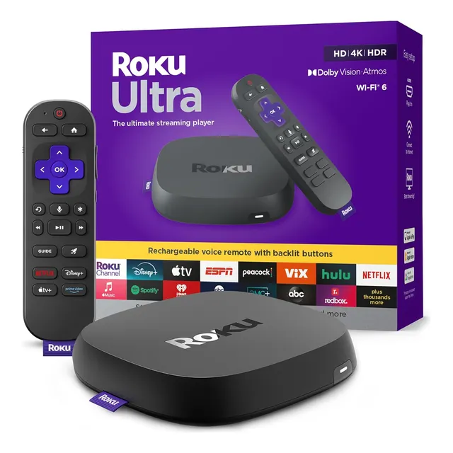 Roku Ultra 2024 - Ultimate Streaming Player - 4k Streamin...