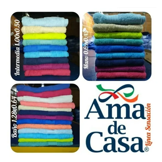 Toallas Ama De Casa Originales De Mano Med 0.69 X 0.45 Cmt