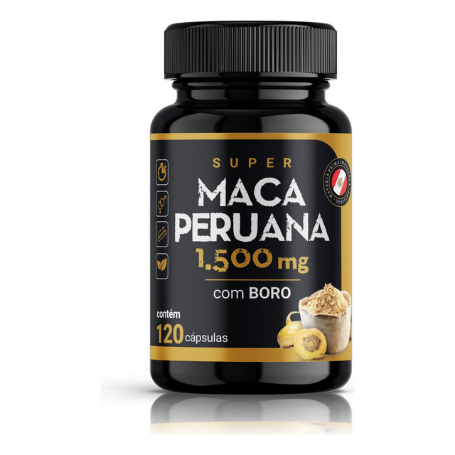 Super Maca Peruana Com Boro 120 Cápsulas Suplemento Daily Life Premium Super Maca Peruana Com Boro 120 Cápsulas Suplemento Daily Life Premium