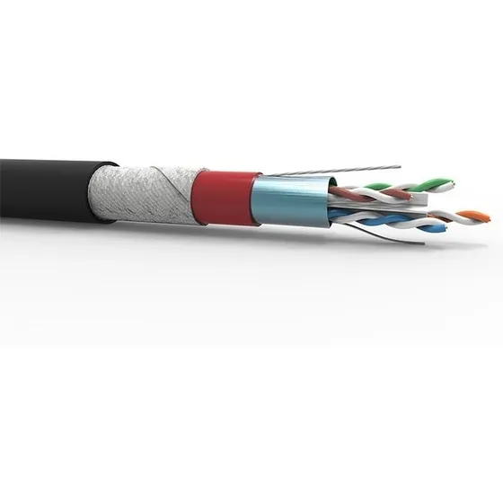 Cabo De Rede Cat6 Furukawa Blindado Externo Dupla Capa 20m