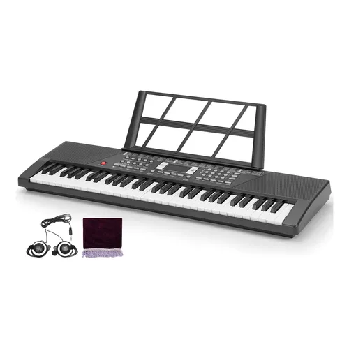 Teclado Eletrônico Órgão Bigfun 61 Teclas Sd-6112a Cor Preto