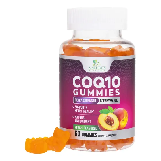Gomitas Supplement Nature's Nutrition Coq10 De 100 Mg, 60 Un