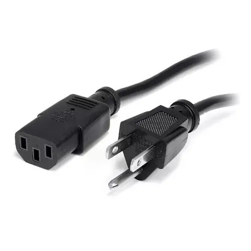 Cable De Poder Computador Corriente 1 Metro