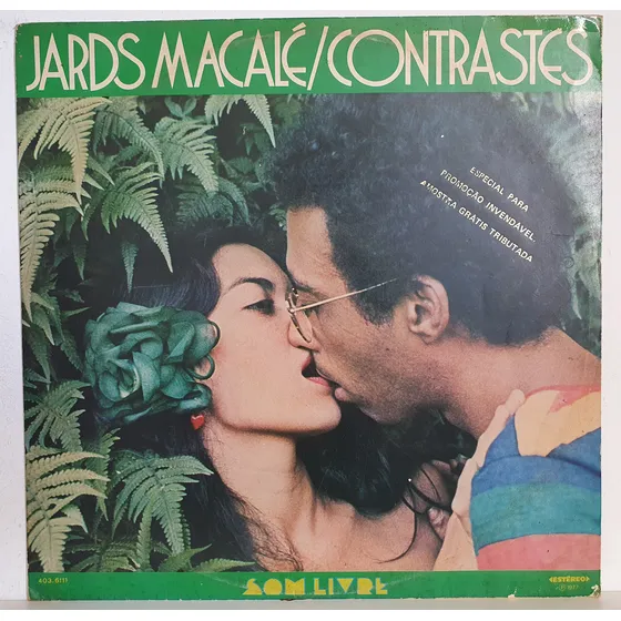 Lp Jards Macalé Contrastes 1977 Original Com Encarte