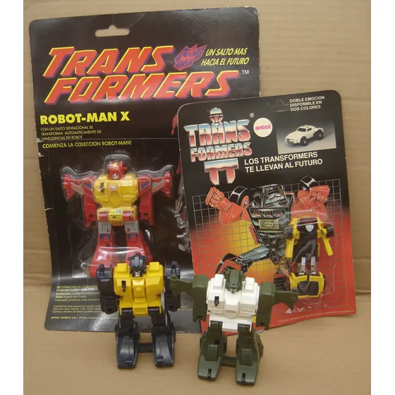 Lote Transformers G1 Antex Argentina 80s De Deposito