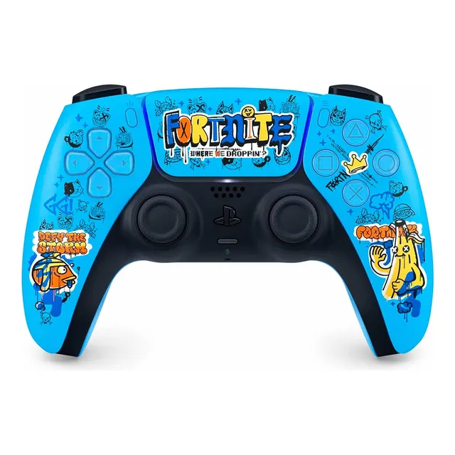 Mando Inalambrico Dualsense Ps5 Fortnite Limited Edition Color Celeste