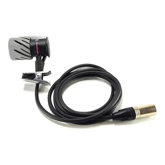 Microfone P/tantan, Rebolo, Repique, Tec7 Nao Usa Phantom. Cor Preto/Vermelho