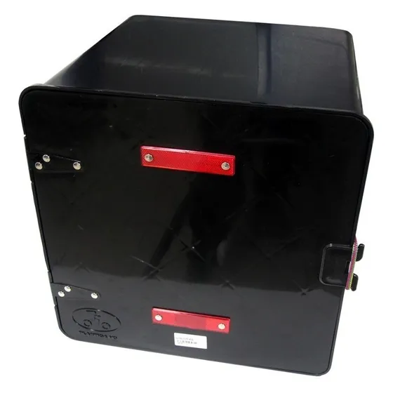 Caja Pizza Delivery Reparto Grande Negra O Blanca Fas Motos