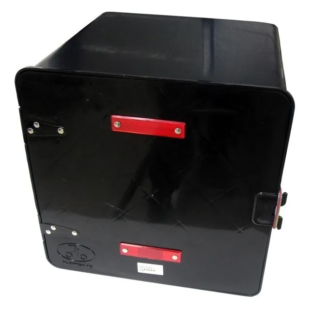 Caja Pizza Delivery Reparto Grande Negra O Blanca Fas Motos
