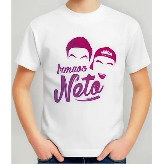 Camiseta Camisa Infantil Blusa Irmãos Lucas Felipe Neto