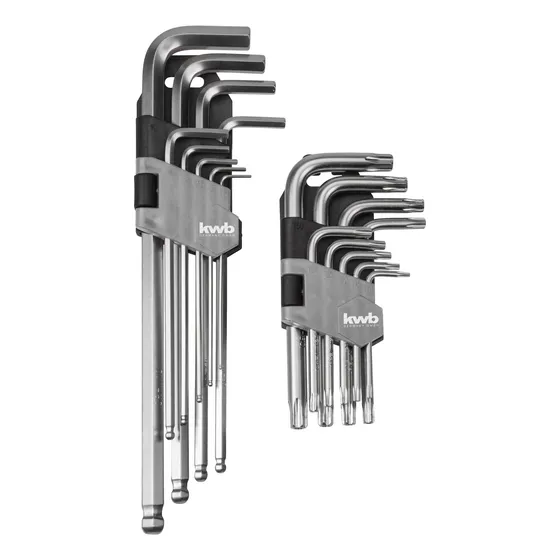 Set 18 Llaves Hexagonal Y Torx Kwb