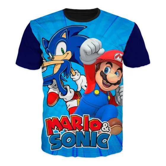 Camisetas De Sonic Para Niños Y Adultos