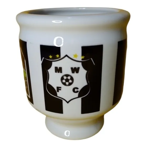 Mate De Wanderers Con Escudo Y Estadio Viera. De Cerámica 