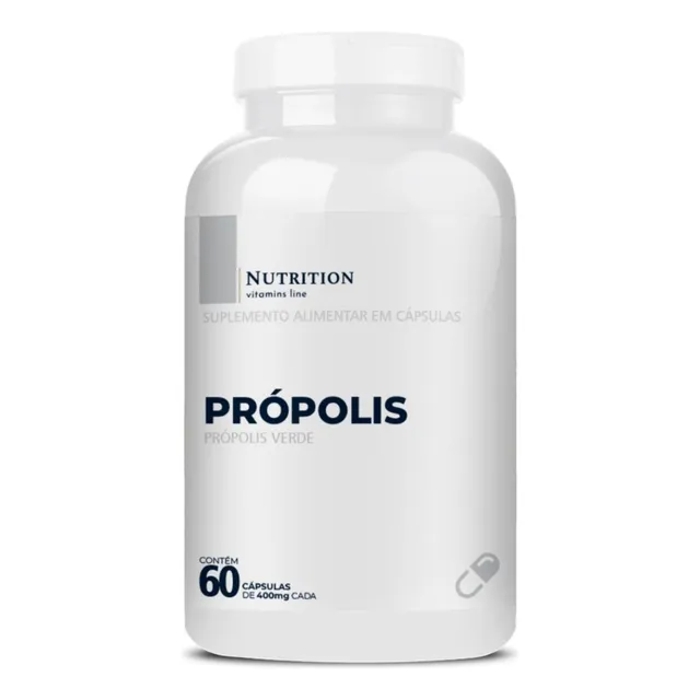 Própolis Verde 60 Cápsulas De 400mg Cada