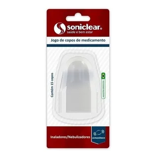 Jogo Copos P/ Medicamento C/15 Inalador Pulmosonic Soniclear Cor Transparente Copinhos Jogo Copos P/ Medicamento C/15 Inalador Pulmosonic Soniclear Cor Transparente Copinhos
