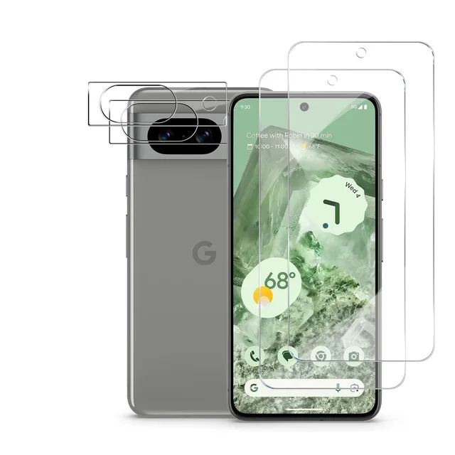 2 Protector De Pantalla Y Lente Camara Para Pixel 8 5g