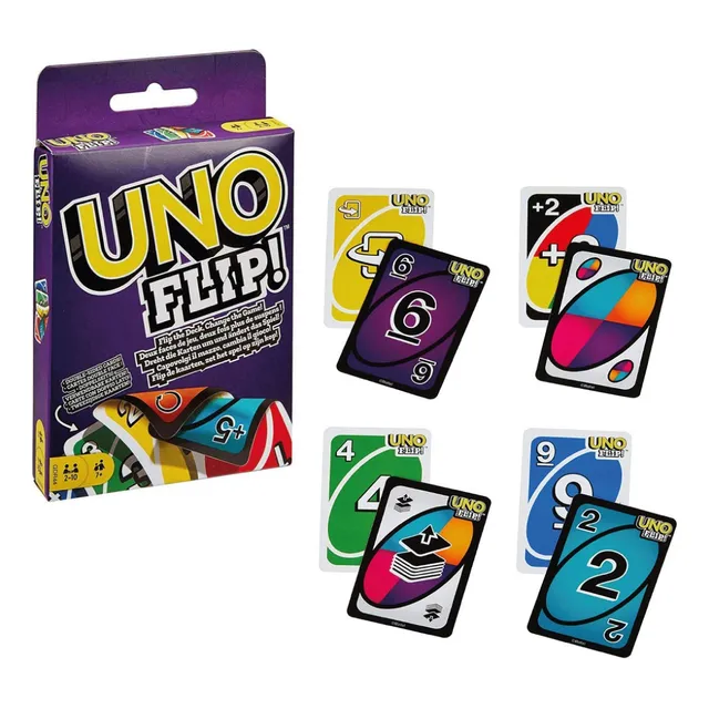 Juego De Cartas Uno Flip Doble Cara Juego De Mesa 