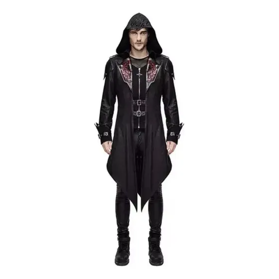Assassin Creed Cosplay Chaqueta Con Capucha Estilo Gótico