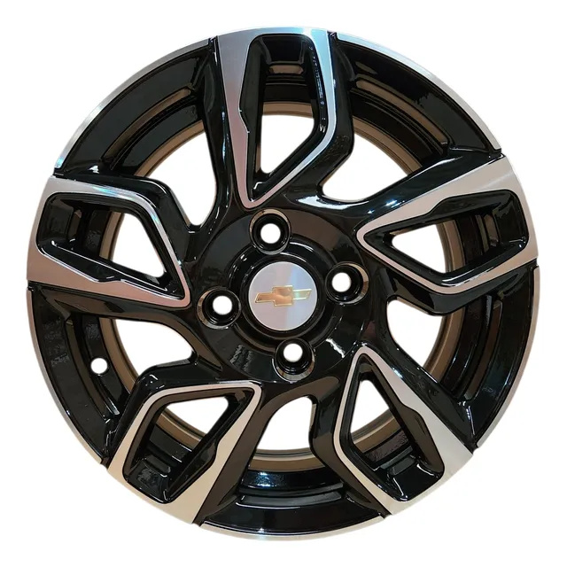 Rines 14' Aveo,beat, Spark, Chevy, Tornado, Corsa Etc. Negro Maquinado